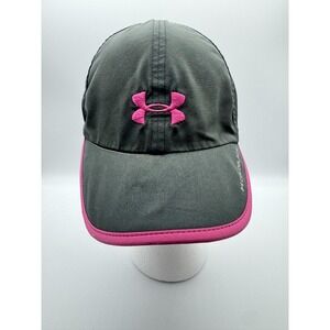 Under Armour Coldblack Hat Womens OSFA Gray Pink UV Protection Athletic‎ Cap